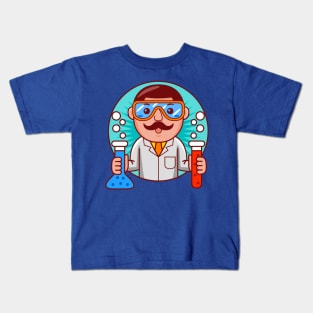 Scientist Man Kids T-Shirt